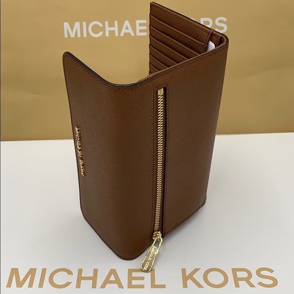 Michael Kors Jet Set Travel Lg Trifold Wallet - Picture 11 of 16